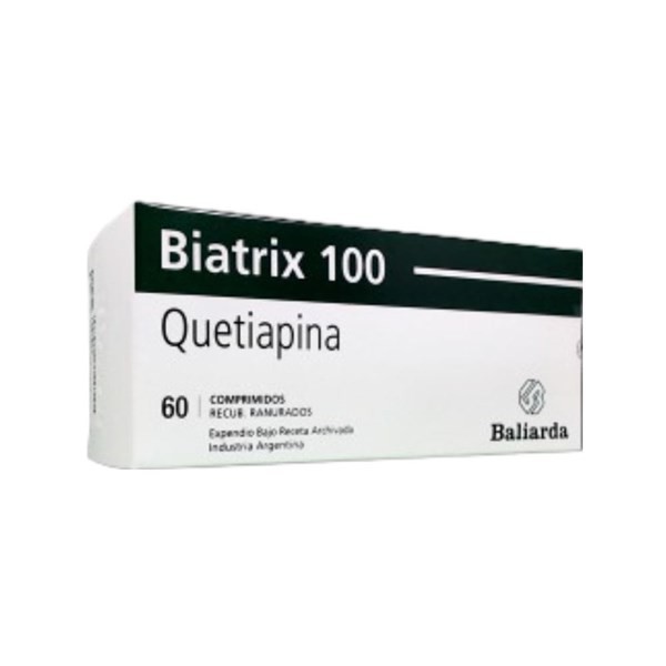 Baliarda Biatrix 100 Quetiapina 100 Mg x 60 Comp Recubiertos Ranurados #1
