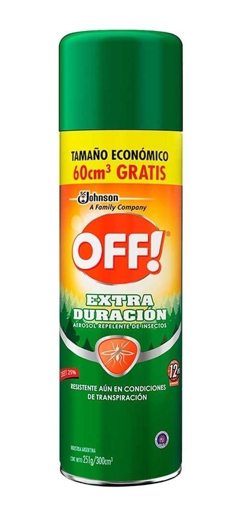Off Extra Duración Repelente de Insectos en Aerosol 300 ml #1