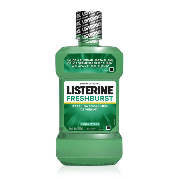 Listerine Enjuague Bucal Fresh Brust 24Hs 250ml