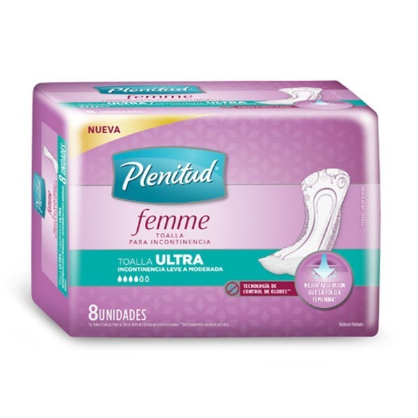 Toalla Ultra Plenitud Femme (8 Unidades) alt