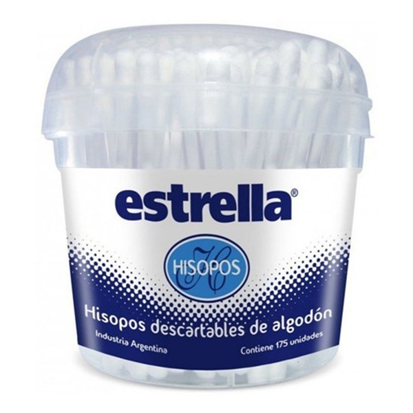 Estrella Hisopos Pote (125 Unidades) #1