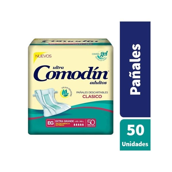 Pañales Clásicos De Adulto Extra Grande x 50U