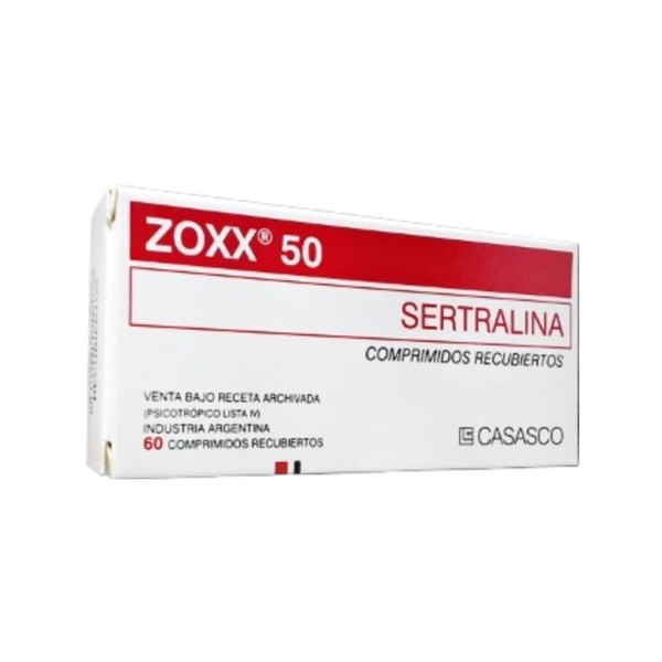Casasco Zoxx 50 Sertralina 50 Mg x 60 Comp Recubiertos #1