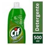 Cif Active Detergente Lavavajilla Gel Limón Verde x 500 ml #1