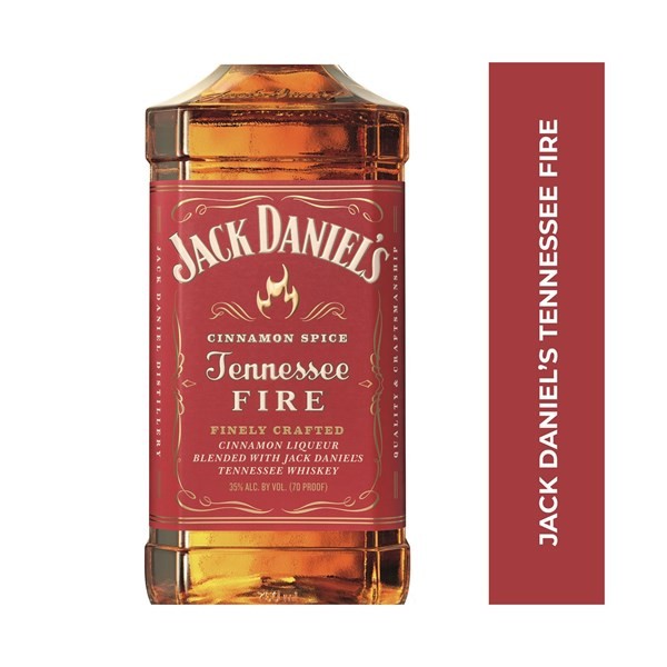 Whisky Importado Jack Daniels Tennessee Fire en Botella 700 ml #1