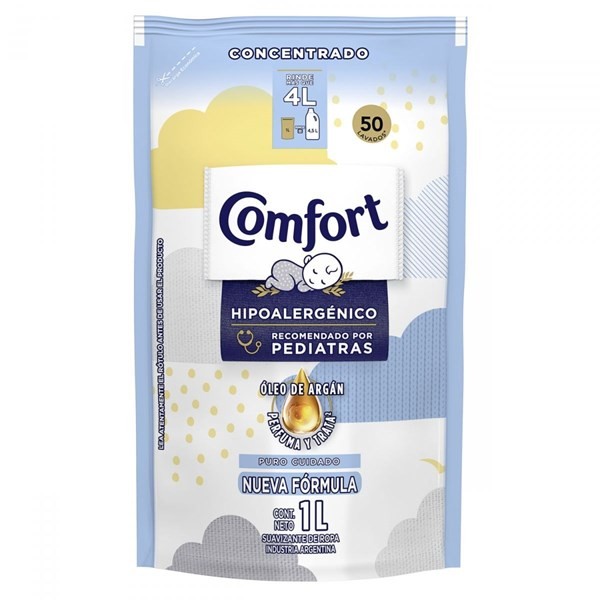 Comfort Suavizante Clásico Hipoalergénico Repuesto 1lt alt
