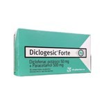 Trb-Pharma Diclogesic Forte Diclofenac Potásico + Paracetamol 50 / 500 Mg x 30 Comp #1