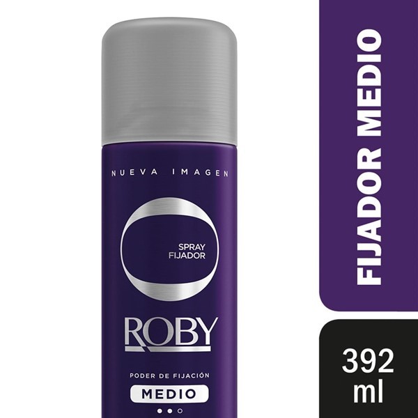 Roby Rocio Fijador Medio Para El Cabello x 392 ml