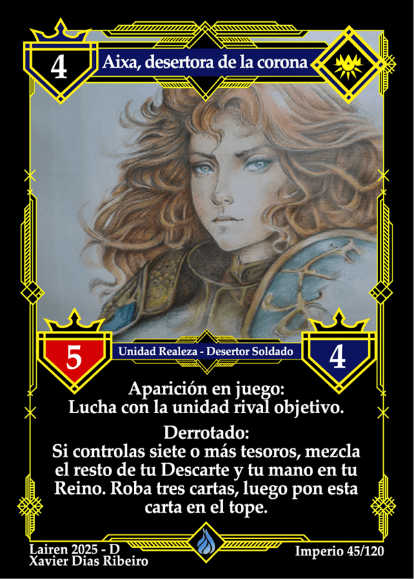 045 Aixa, Desertora De La Corona Precon Djinn/Soldado - Coste 4