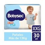 Pañales Babysec Talle Xxg Ultrasoft 30 Uni #1