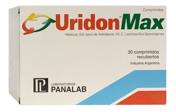 Uridon Max Suplemento Dietario Arándano Y Vitamina C 30 comp Unico alt