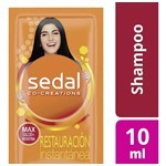 Sedal Restauración Instantánea Shampoo 24 Sobres x 10 ml #1