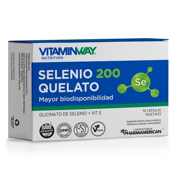 Vitamin Way Selenio Quelato 30 Cápsulas #1