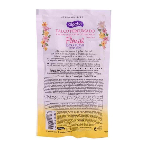 Talco Desodorante Algabo 200 Gr alt