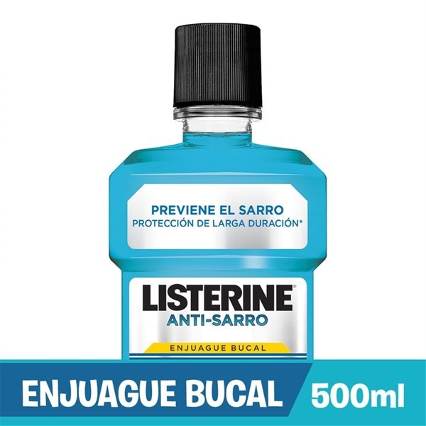 Listerine Antiséptico Bucal Anti-Sarro x 500 ml