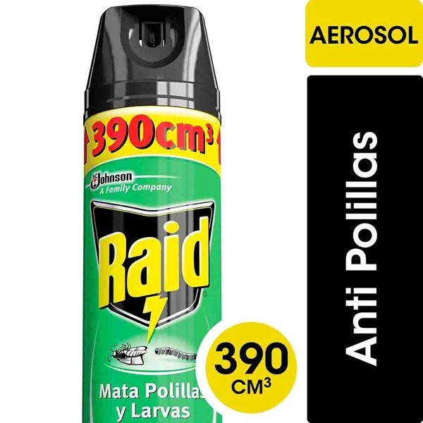 Raid Aerosol Mata Polillas/Larvas 390 ml alt