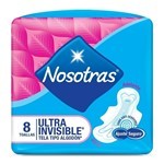 Nosotras Toallas Femeninas Ultrainvisible Tela Tipo Algodón #5