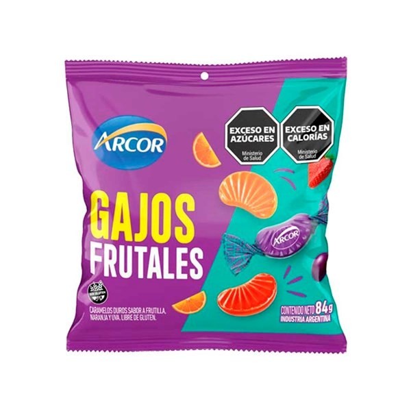 Caramelos Gajitos Surtido 80 grs Arcor #1