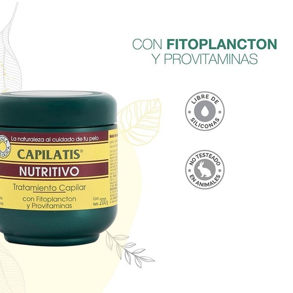 Capilatis Tratamiento Nutritivo Línea Ecológica 200 gr alt