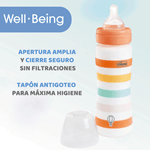 Chicco Mamadera Wellbeing Girl 330 ml #3