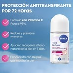 Nivea Desodorante Roll On Antitranspirante Tono Natural Classic Touch Fem 50 ml #3