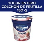 Yogur Entero Milkaut Con Frutilla en Trozos 150 g. #1