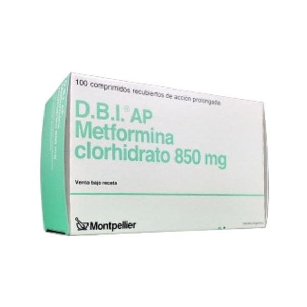Montpellier Dbi Ap Metformina 850 Mg x 100 Comp Recubiertos #1
