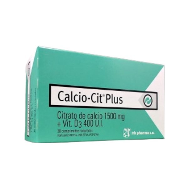 Trb-Pharma Calciocit Plus Calcio,Citrato + Vit.D3 x 30 Comp Ranurados