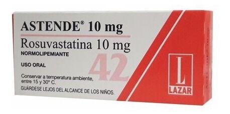 Astende 10 mg | 42 comprimidos | Rosuvastatina #1