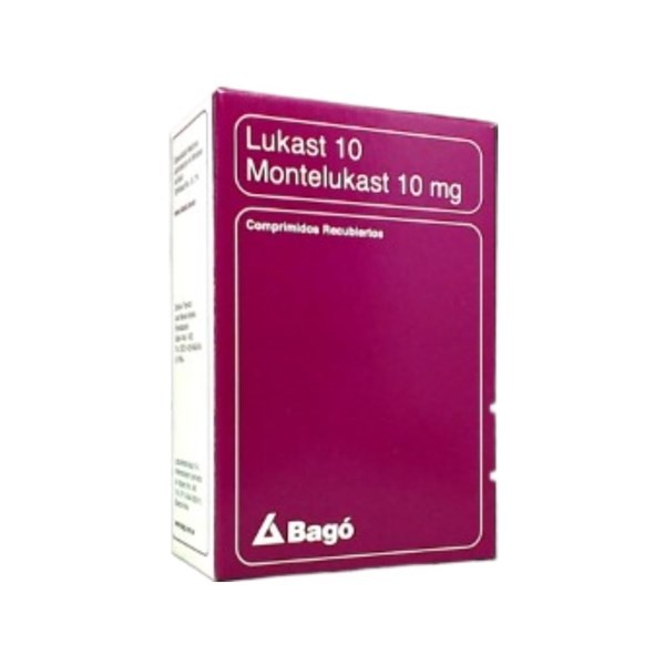 Bagó Lukast Montelukast 10 Mg x 30 Comp Recubiertos #1