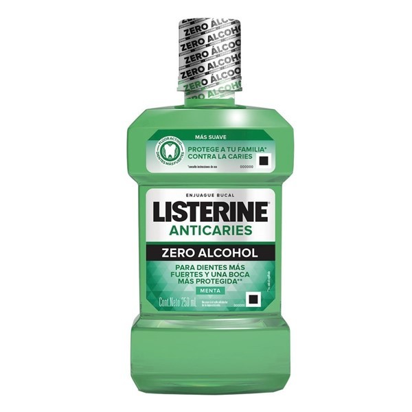 Listerine Anticaries Zero Alcohol x 250 ml