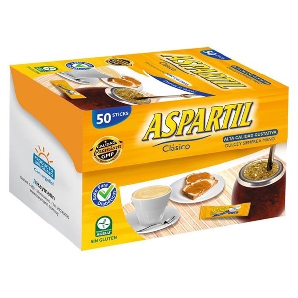 Endulzante Aspartil | 50 Bastónes