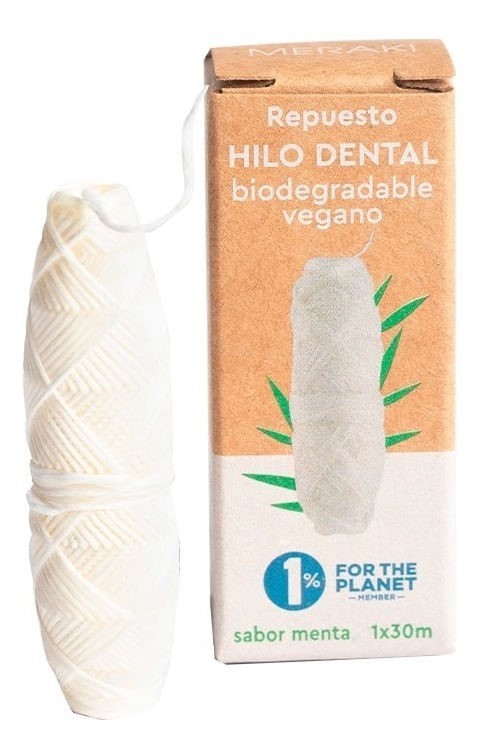 Meraki Hilo Dental Biodegradable Vegano Repuesto x 30 mts #1