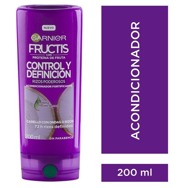Fructis Acondicionador Rizos Poderoso 200 ml