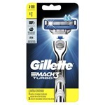 Gillette Maquina Para Afeitar 3 mach Turbo + Cartucho de Repuesto #2