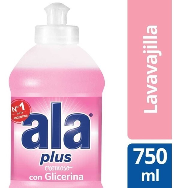 Ala Plus Lavavajillas Detergente Cremoso Glicerina x 750 ml #1