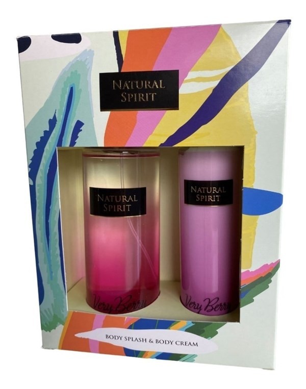 Natural Spirit Body Splash Very Berry 250 ml + Body Cream 150 ml #1
