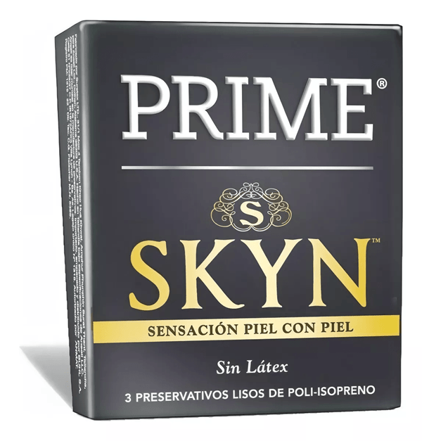 PRESERVATIVO PRIME SKYN X3 NEGRO #1