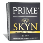 PRESERVATIVO PRIME SKYN X3 NEGRO #1