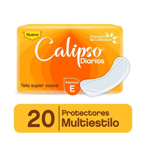 Protector Diario Calipso Multiestilo Con Calendula 20 Uni #1