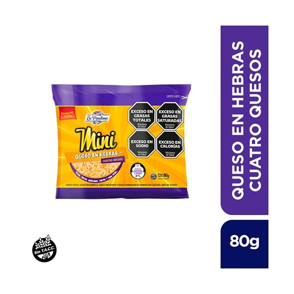 Queso en Hebras La Paulina 80 g. #1