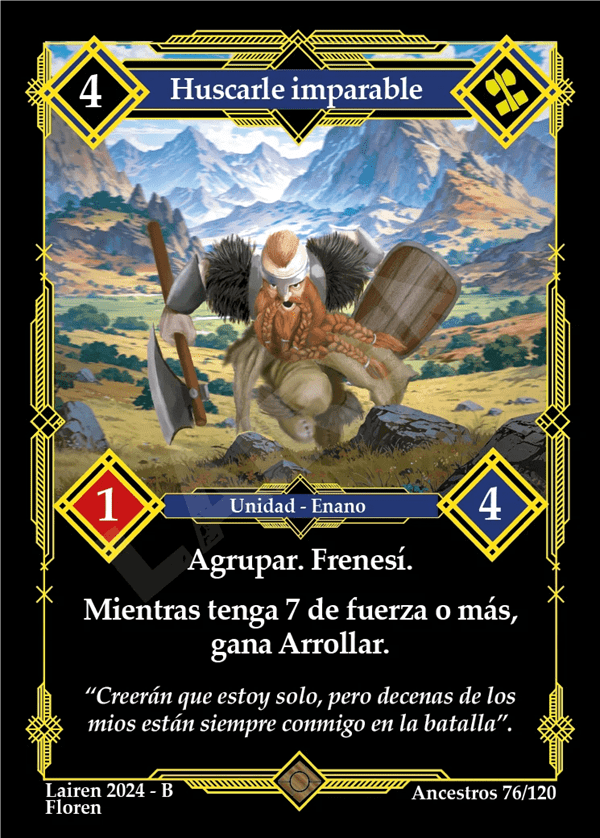 76 Huscarle Imparable - Coste 4 #1