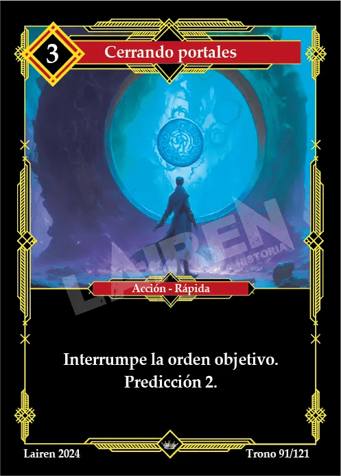 091 Cerrando Portales 1ra Edicion - Coste 3 #1