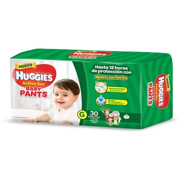 Huggies Pañales Descatables Active Sec Pants g 30 alt