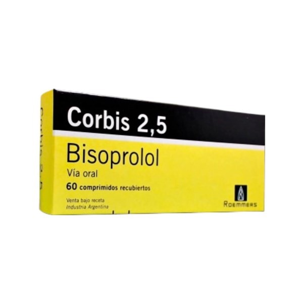 Roemmers Corbis Bisoprolol 2.5 Mg x 60 Comp Recubiertos #1