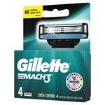 Cartuchos Para Afeitar Gillette 3 mach x 4 un #4