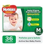 Huggies Pañales Descatables Active Sec Pants m 36 #1
