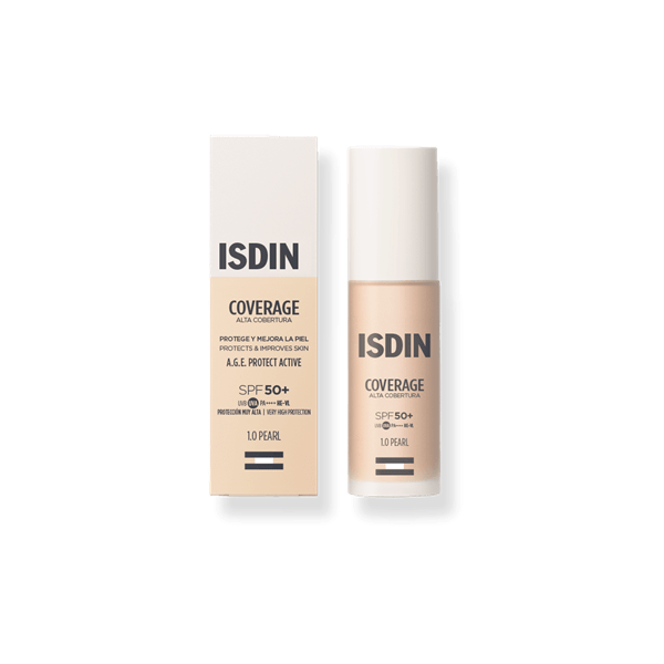 Isdin Base Maquillaje Coverage Spf50 30 ml Tono Bases 1 Pearl #1