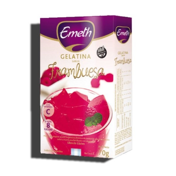 Gelatina Frambuesa Con Vitamina Z Emeth 70 gr #1