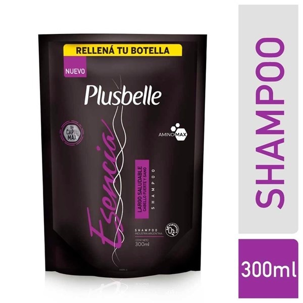 Shampoo Plusbelle Largo Saludable Dp 300 ml #1